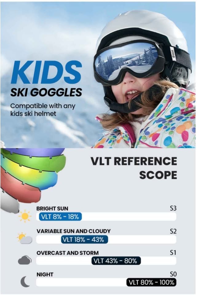 Kids Ski Goggles - Helmet Compatible - photo 5