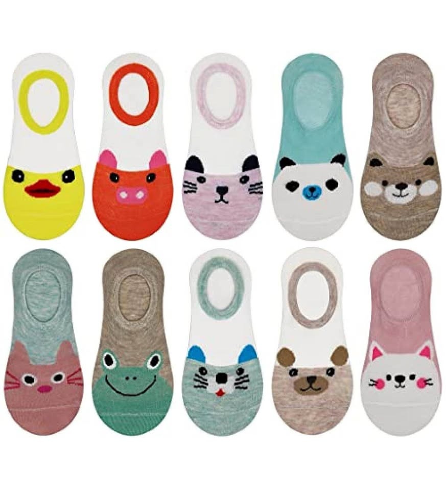 BRAND NEW!! RATIVE Thin Flat Liner No Show Low Cut Cotton Socks