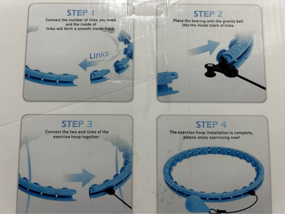 Weighted Hula Hoop - 26 Links, 56 Inch - photo 2