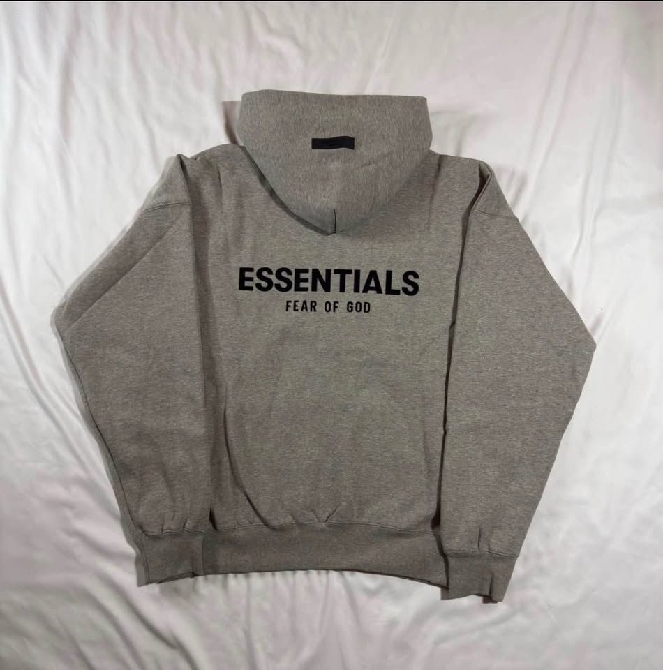 *NEW* ESSENTIALS Fear Of God Hoodie - Dark Oatmeal - photo 2