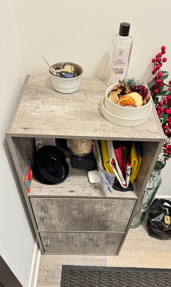 Narrow Storage Cabinet — Slim Accent Cabinet — Small Space Stora - photo 2
