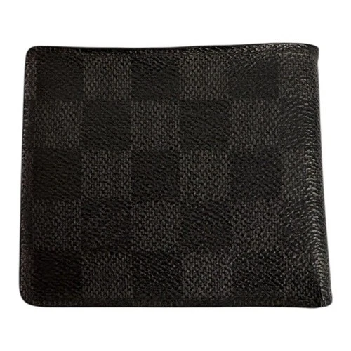 Authentic Louis Vuitton Multiple Bifold Wallet Damier Graphite C