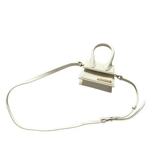 Jacquemus Le Chiquito White Mini Bag with Gold Accent - photo 3