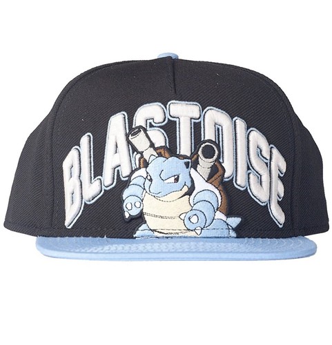 Blastoise SnapBack Hat Pokémon BioWorld 2015 Black Blue One Size