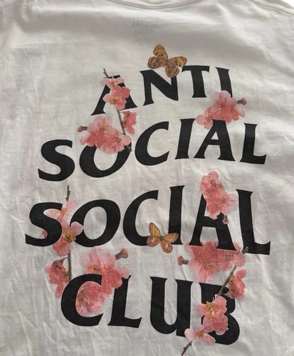 ASSC Kkoch T-shirt White Cherry Blossom Size Medium - photo 4