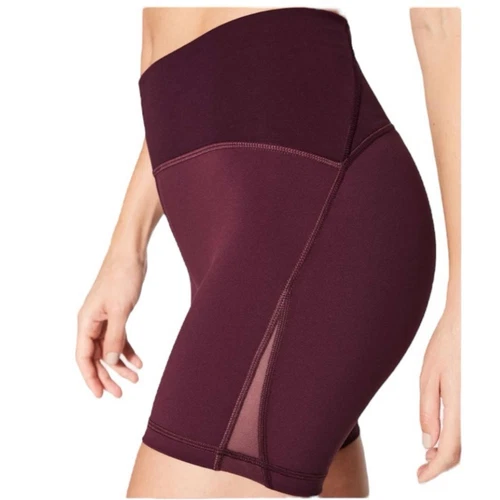 Lululemon Train Times Short 6" Burgundy Size 4