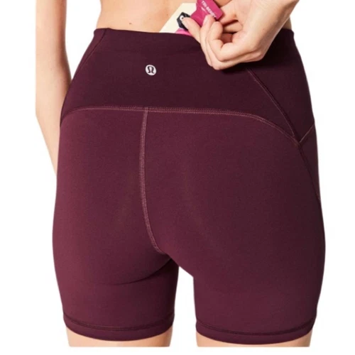 Lululemon Train Times Short 6" Burgundy Size 4 - photo 5