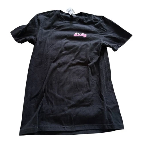Dolly Parton Black Cotton T-Shirt - Women's Small - photo 2