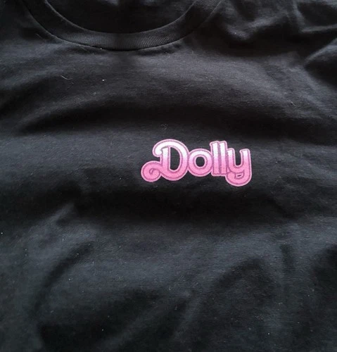 Dolly Parton Black Cotton T-Shirt - Women's Small - photo 4