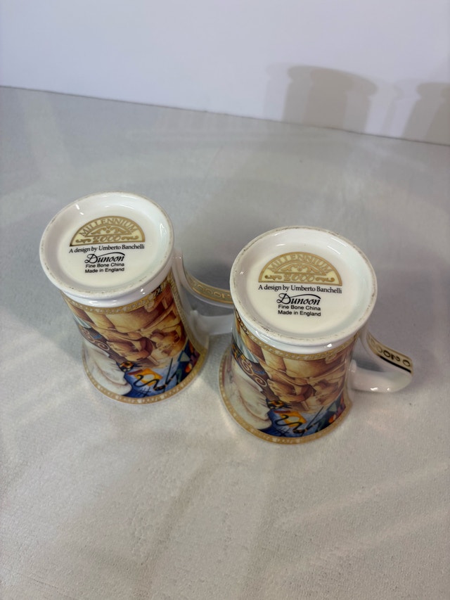 Dunoon Fine Bone China Millennium Mug by Umberto Banchelli (Set - photo 3