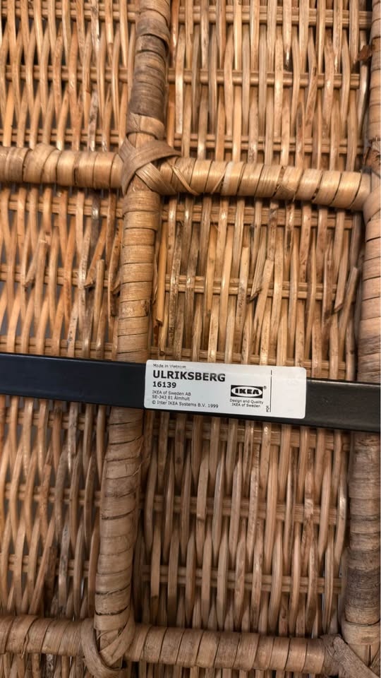 2x IKEA Ulriksberg Wicker Chairs - photo 3