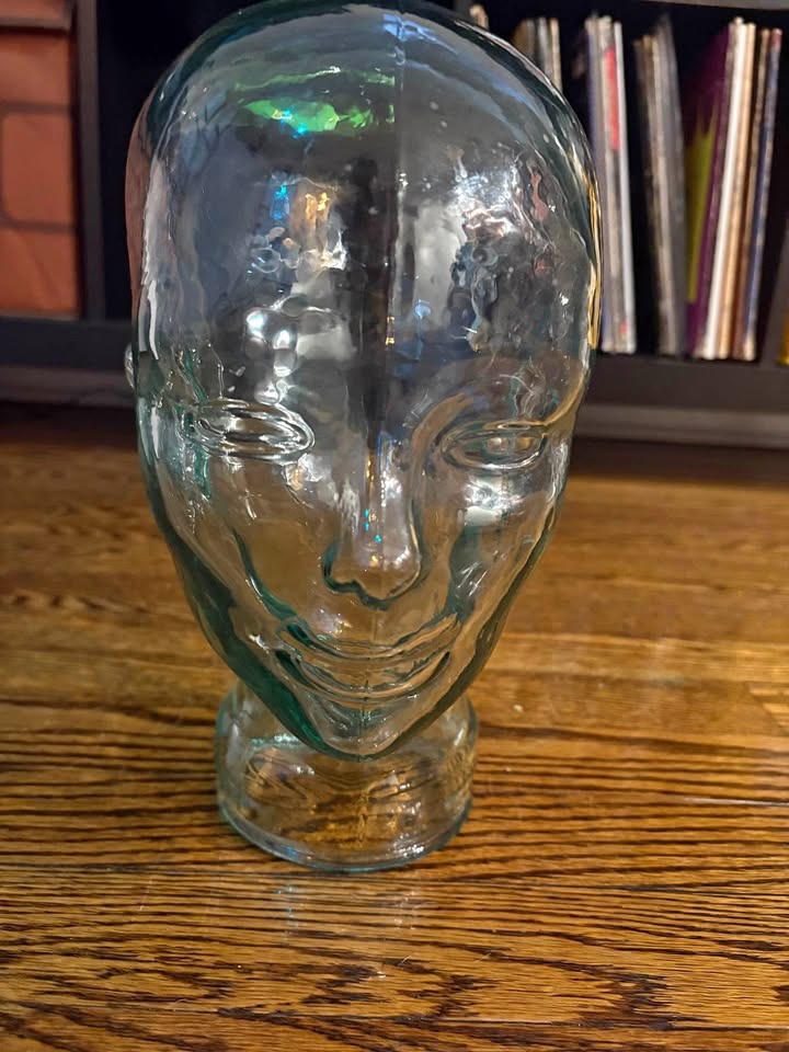 Glass Head Sculpture