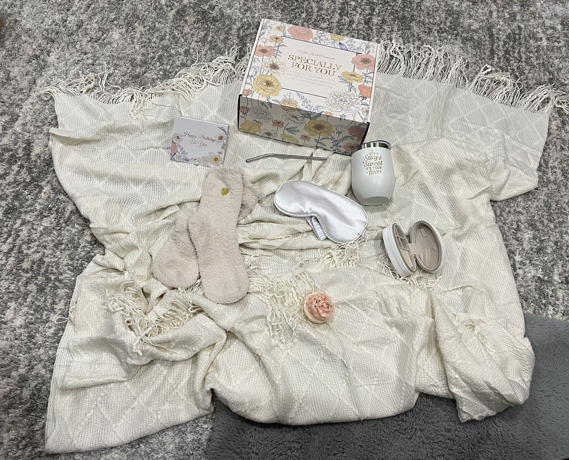 Birthday Gift Baskets for Women, Self Care Gift Box - photo 2