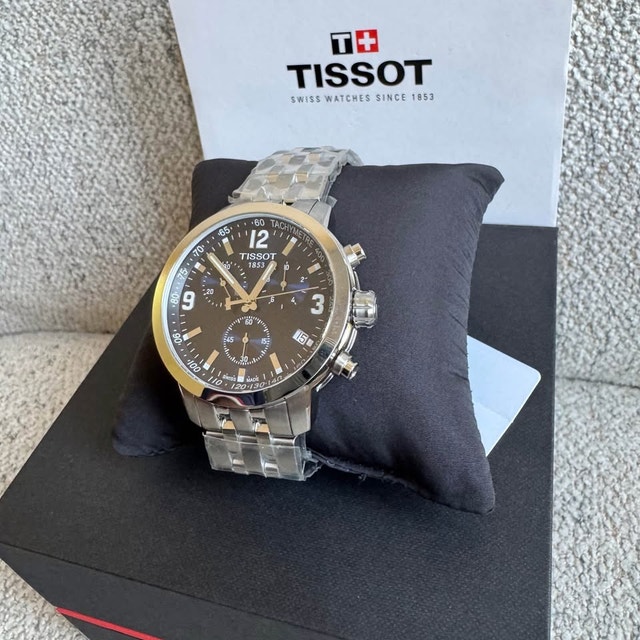 Tissot PRC 200 Chronograph 42mm Blue Watch - photo 3