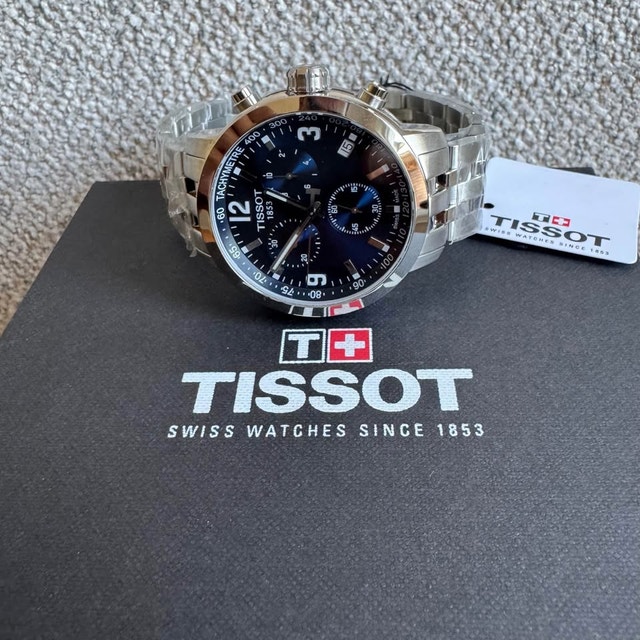 Tissot PRC 200 Chronograph 42mm Blue Watch - photo 4