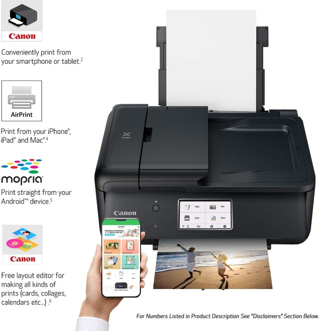 Canon TR8620 All-in-One Color Wireless Printer - photo 2