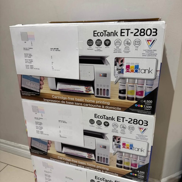 Epson Ecotank ET2803 Wireless Color Inkjet Printer - photo 2