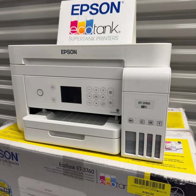 Epson Ecotank ET-3760 Wireless All-in-One Supertank Printer - photo 2