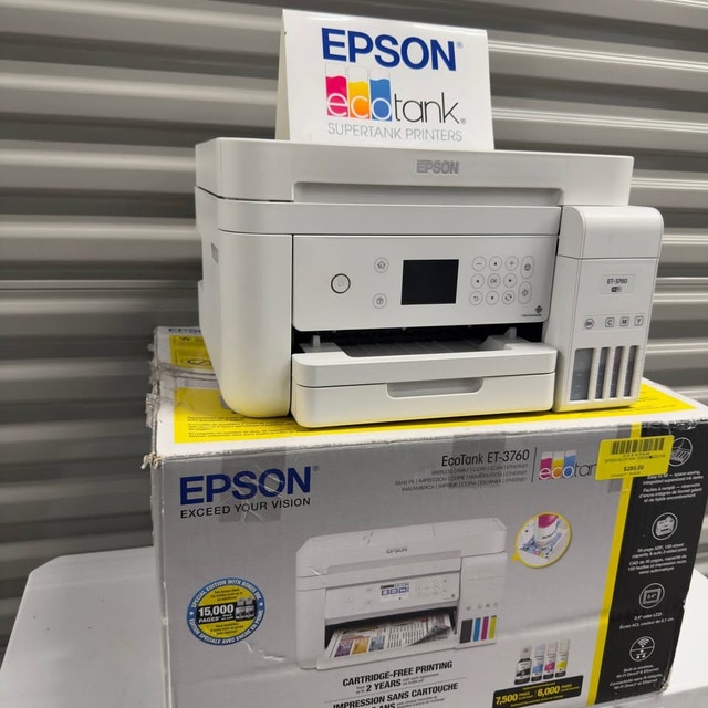 Epson Ecotank ET-3760 Wireless All-in-One Supertank Printer - photo 3