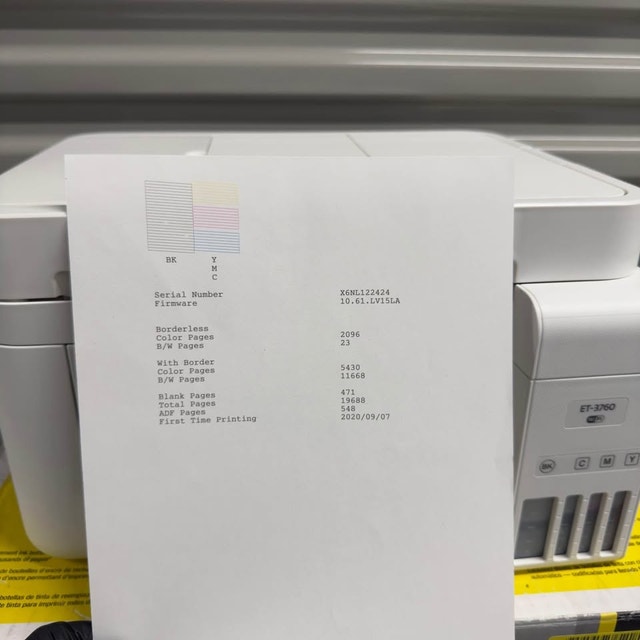 Epson Ecotank ET-3760 Wireless All-in-One Supertank Printer - photo 5