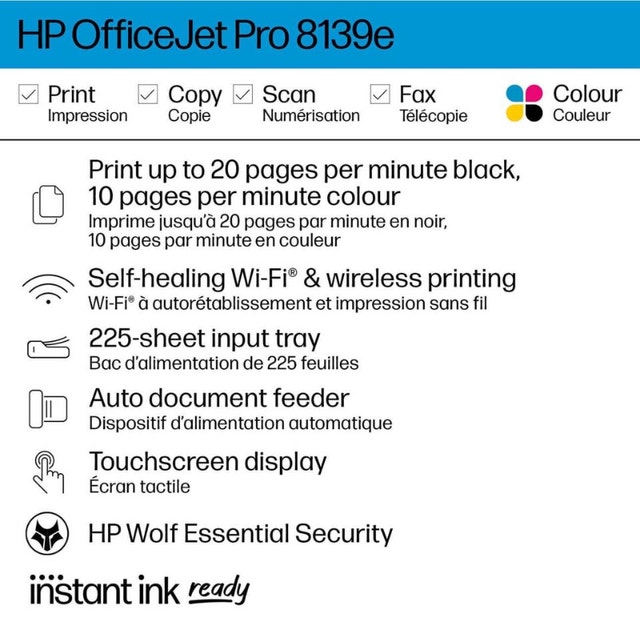 HP OfficeJet Pro 8139e All-in-One Printer - photo 2