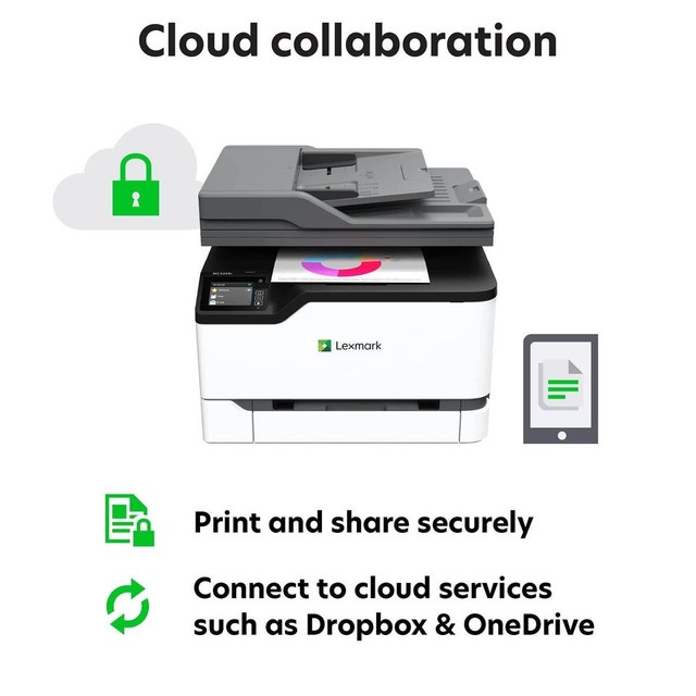 Lexmark MC3326i Color Wireless Laser Printer - photo 5