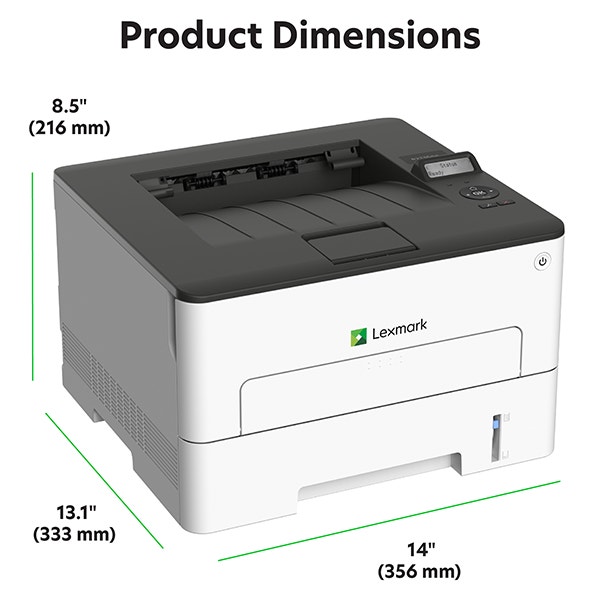 LEXMARK B2236dw Monochrome Laser Printer, Duplex - photo 2
