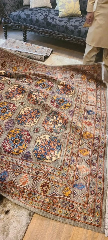 NEW - Hand Knotted Rug High Quality unique artisan Area Rug - photo 4