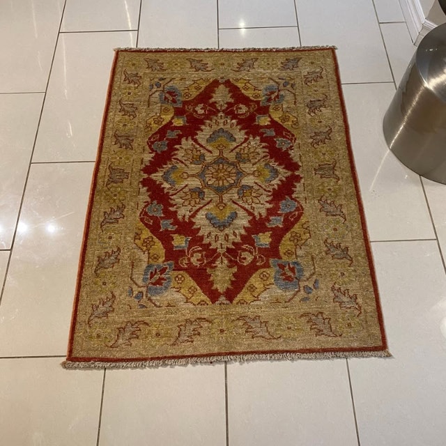 NEW - 100% Original Handwoven Area Rug - 3'9 x 2'8ft - photo 3