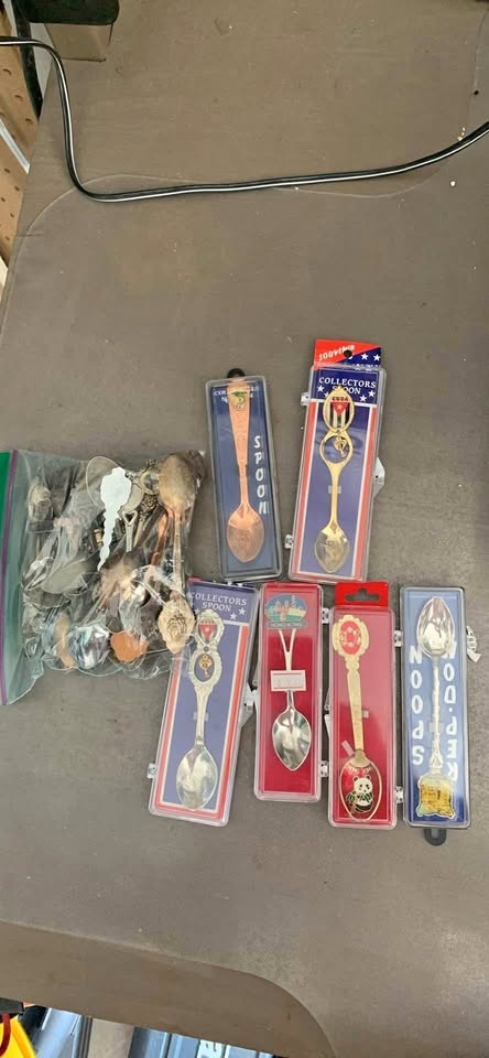 Antique spoon collection
