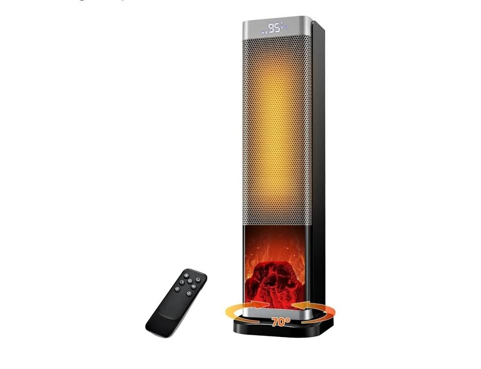 Ceramic Electric Heater with Thermostat