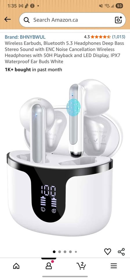 Bluetooth 5.3 Earbuds - Premium Bass, 50 Hrs Playtime - photo 3