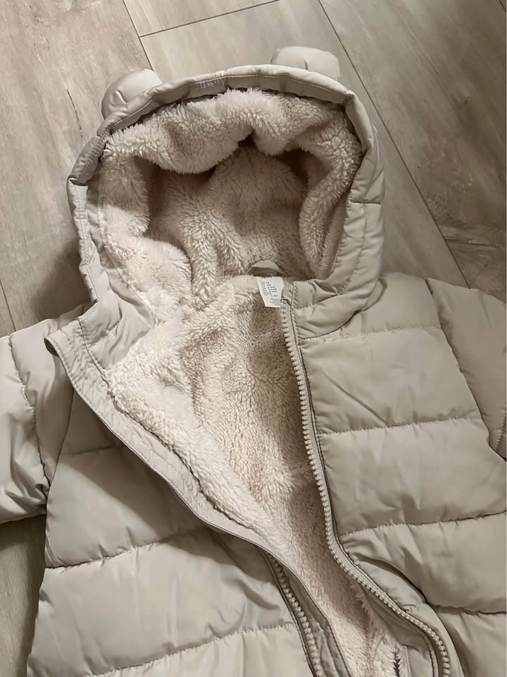 BRAND NEW H&M Baby Pile-Lined Snowsuit – Never Used - photo 2