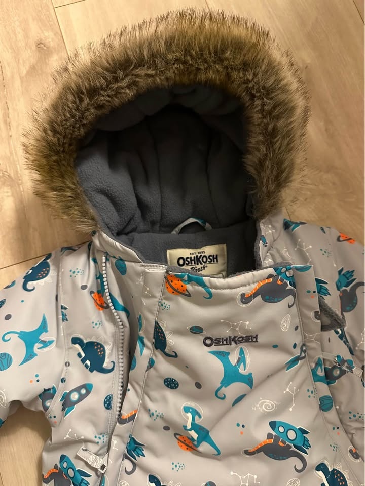 BRAND NEW Carter's Baby Sherpa-Lined Snowsuit – Never Worn - photo 2
