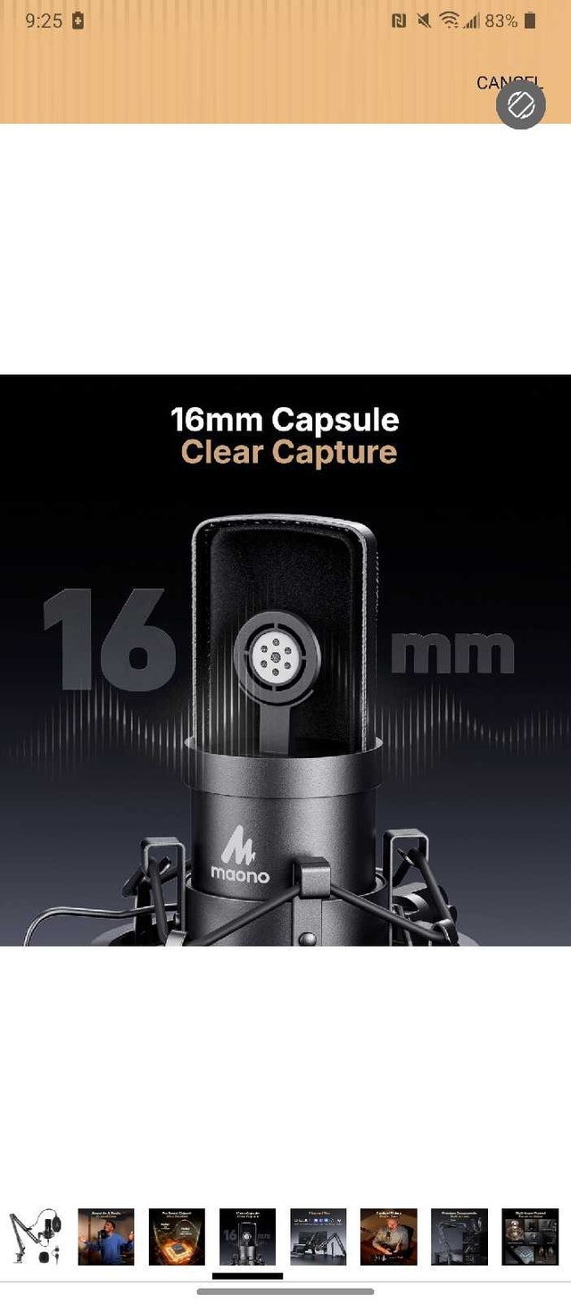 Maona Podcasting Microphone Kit - photo 3