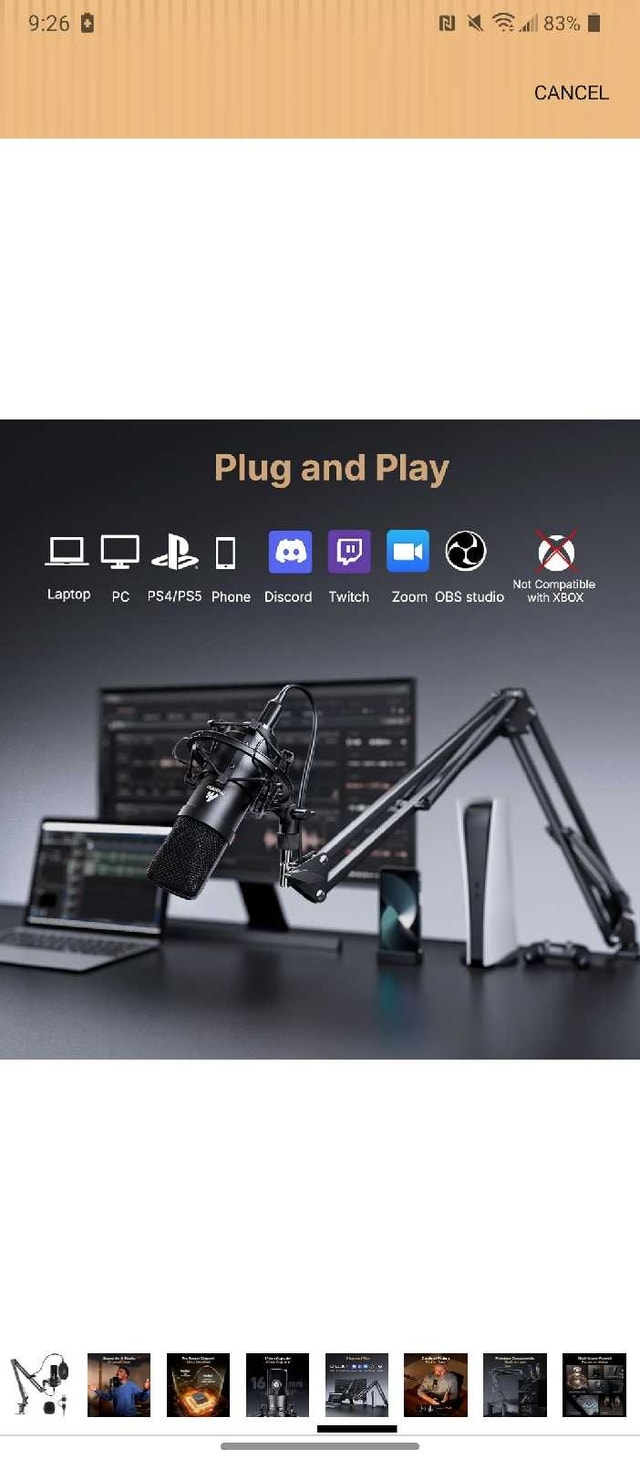 Maona Podcasting Microphone Kit - photo 4