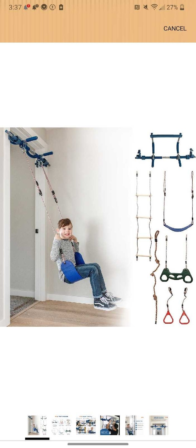 Gym 1 Deluxe 6-in-1 Door Gym – For Adults & Kids - photo 2