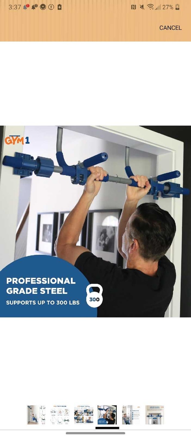 Gym 1 Deluxe 6-in-1 Door Gym – For Adults & Kids - photo 5