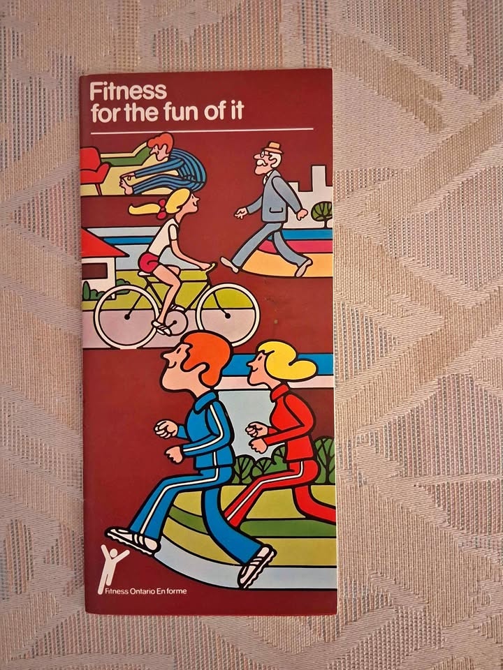 Vintage 1979 Fitness Ontario Health Brochure