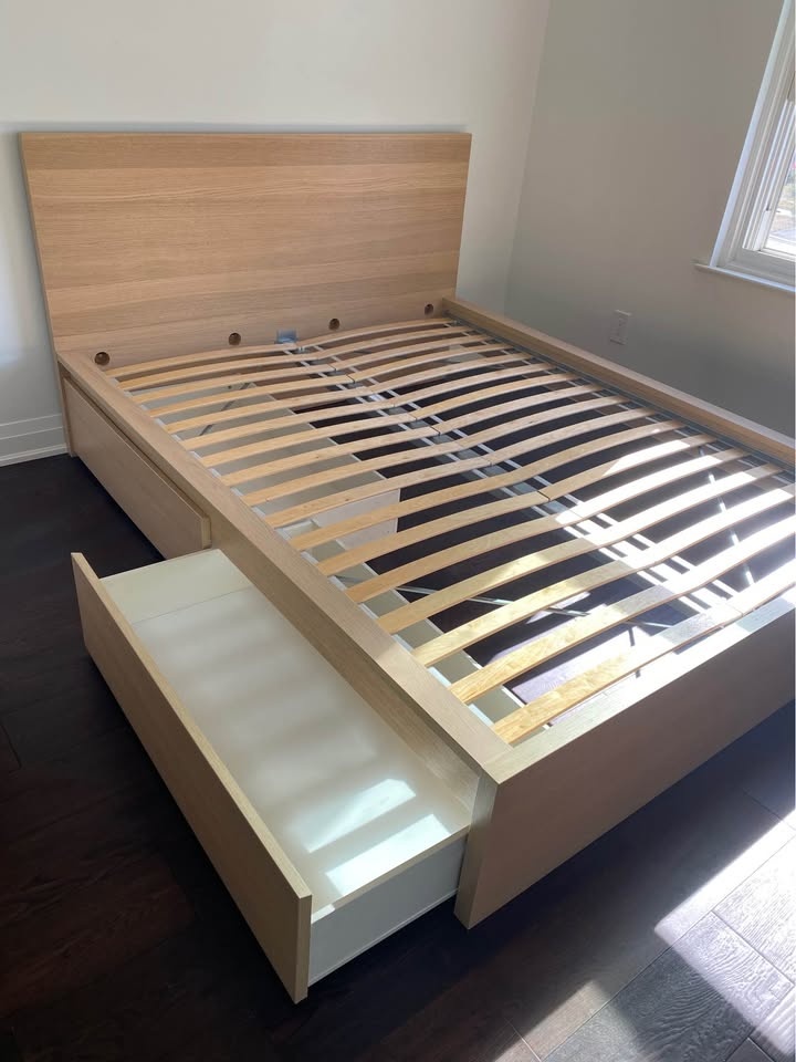 Double bed frame with storage - photo 2