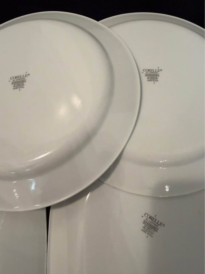 Corelle Dinnerware Set + 2 Floral Plates – 10 Pieces 🍽️✨ - photo 4