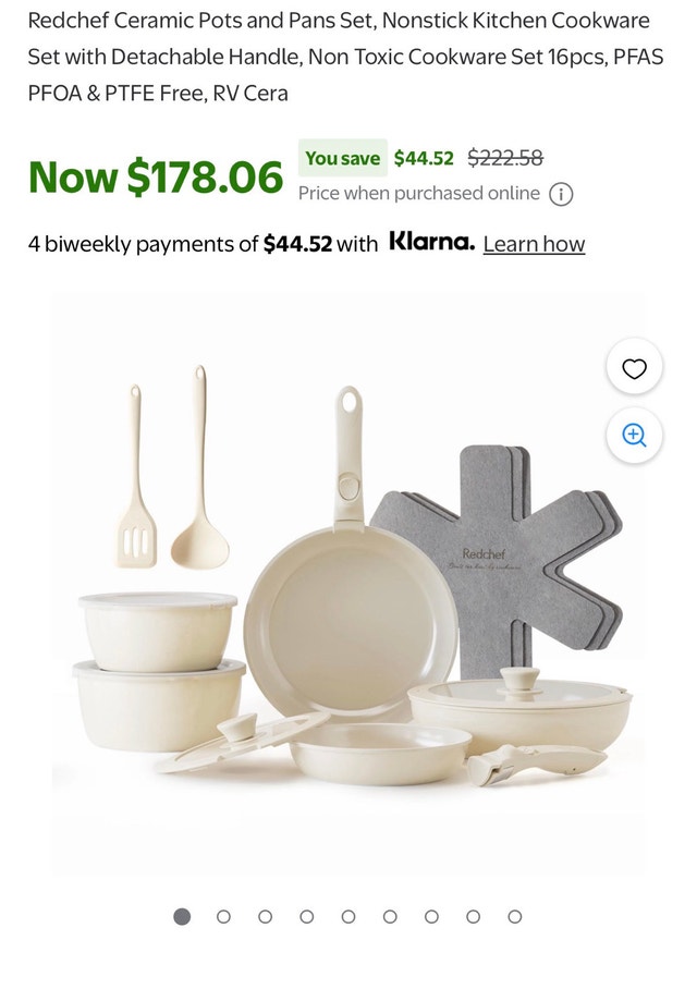 Redchef 16-Piece Cookware Set