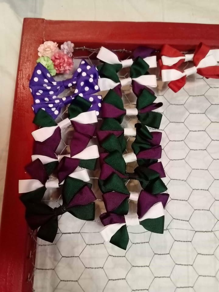 Bows on alligator clips - photo 3