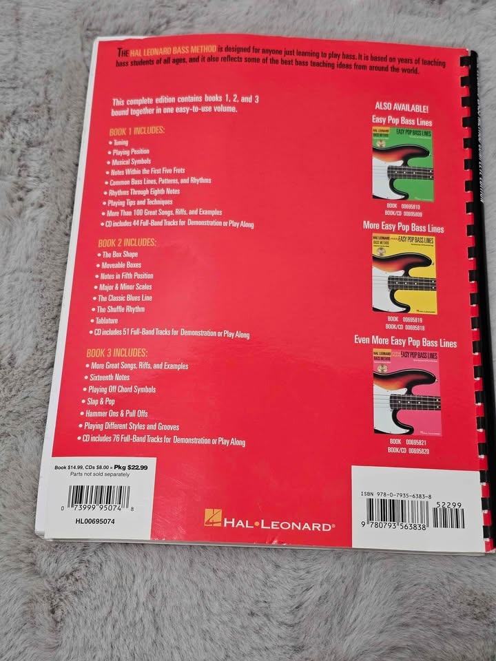 Hal Leonard Bass Method — Complete Edition (Books 1–3 + CDs) - photo 2