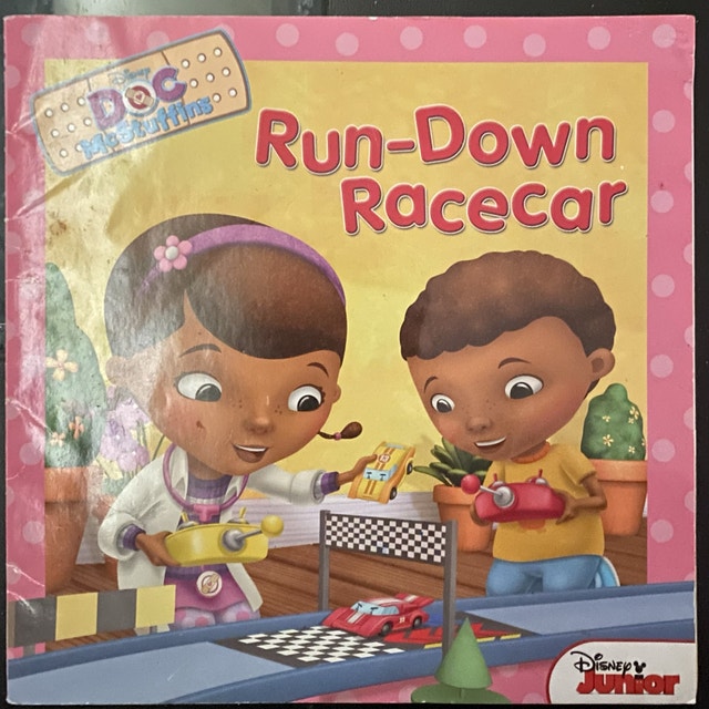 Doc McStuffins Run-Down Racecar Book