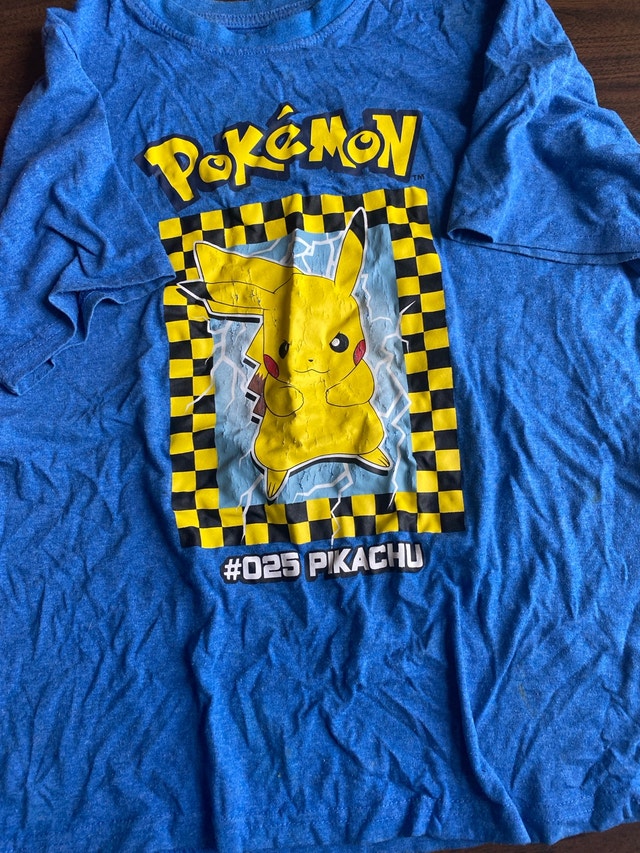 Pokemon Pikachu Shirt Size 14 Boys