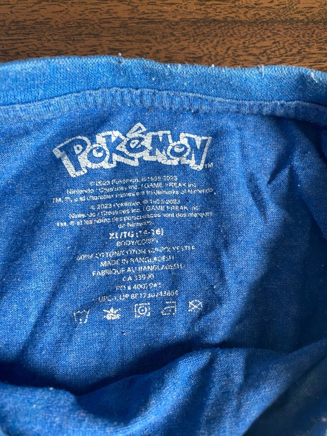 Pokemon Pikachu Shirt Size 14 Boys - photo 3