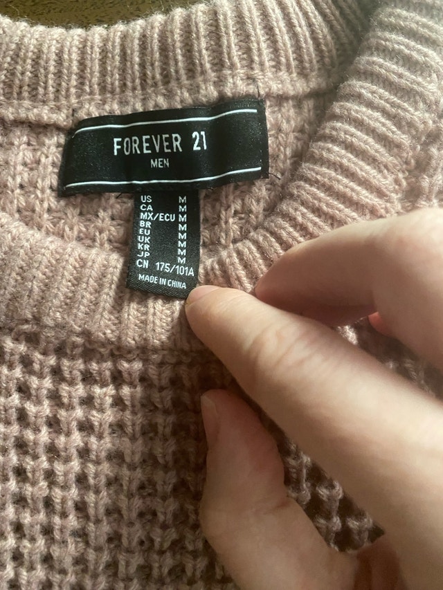 Forever 21 Men's Waffle Knit Sweater - Medium - photo 2
