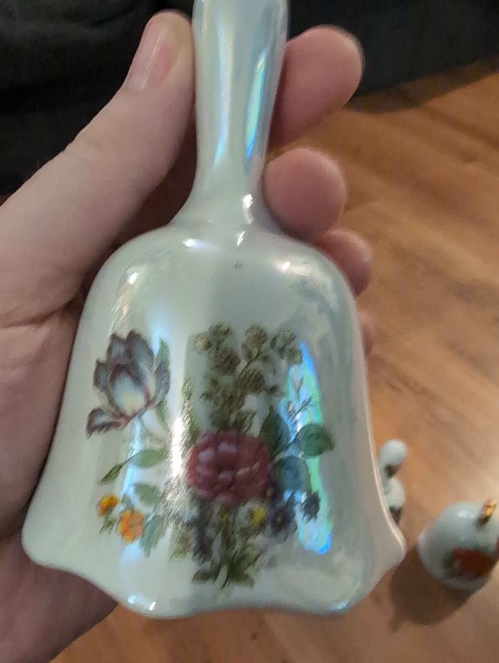 Vintage Porcelain Bell Collection – 7 Decorative Bells - photo 4