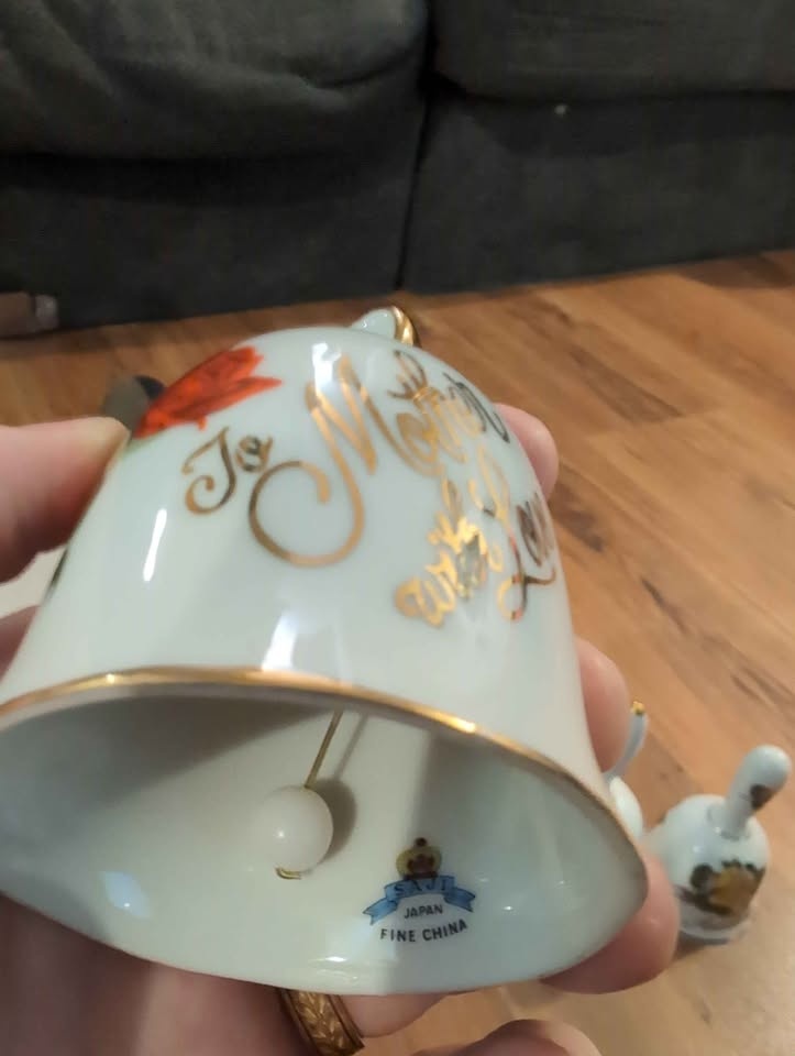Vintage Porcelain Bell Collection – 7 Decorative Bells - photo 5
